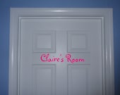 Child's Name Vinyl Wall Decal