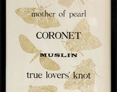 Moth Art Print Poster