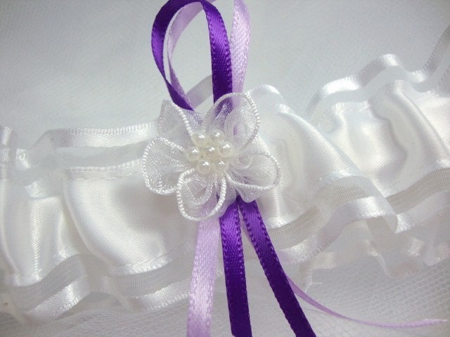 Small Organza and Satin Garter - Great for Throwing