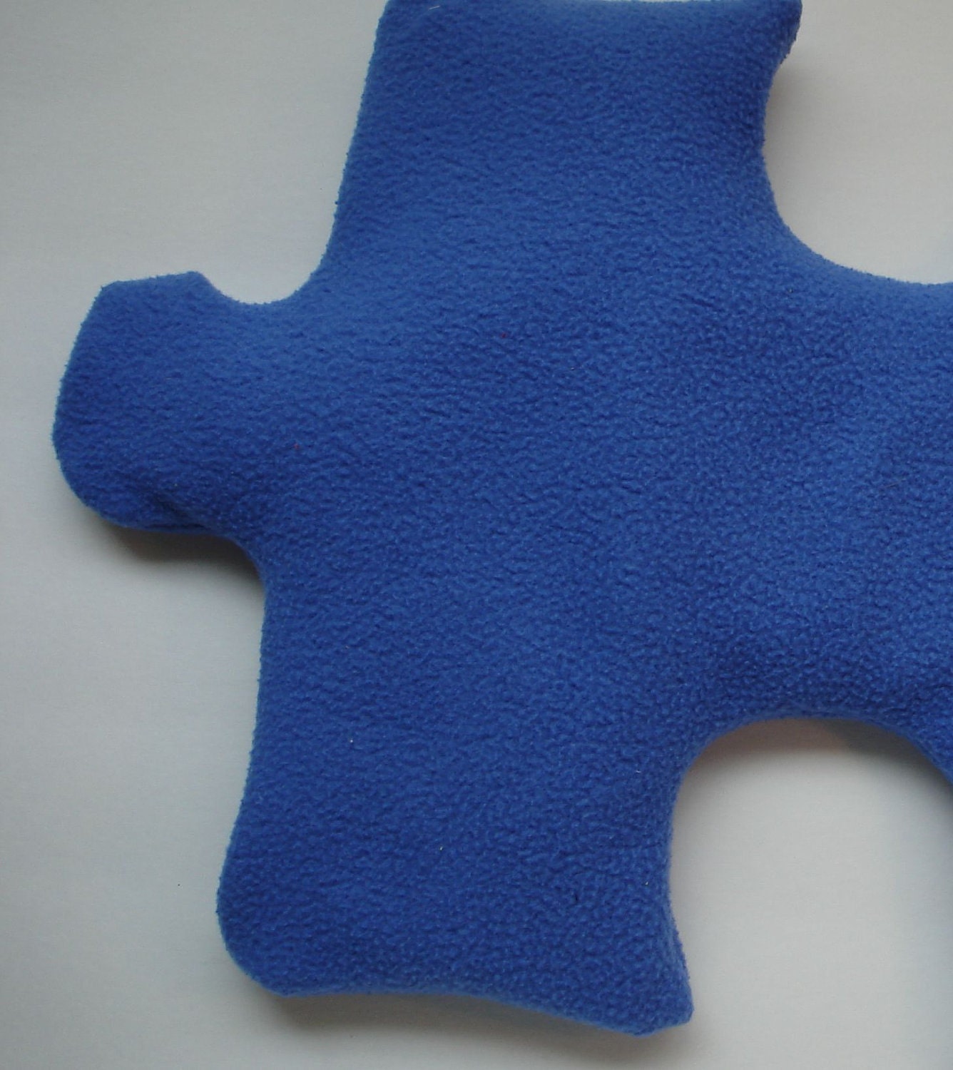 Weighted lap pad - blue puzzle piece - 3 pounds