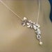 Wedding Jewelry Bridal Jewelry Silver Orchid Wedding Necklace Heather