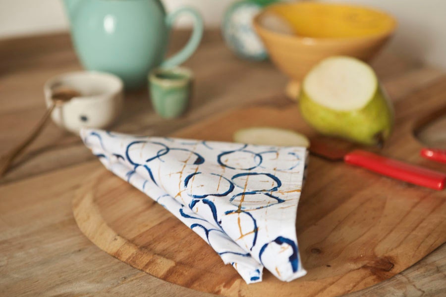 Graphic tea towel