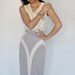 Paneled Jersey Maxi Skirt Small