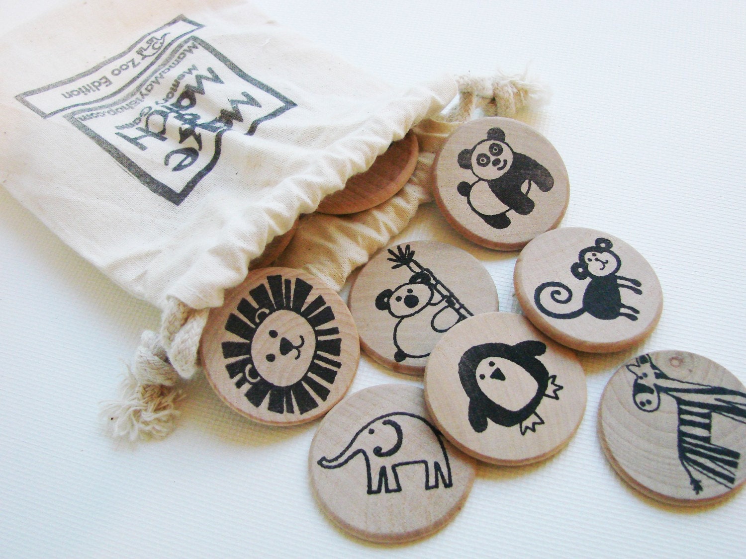 Make a Match - Zoo Edition - A Montessori and Waldorf Inspired Matching and Memory Game