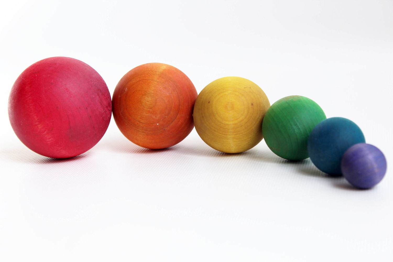 Balance Balls - A Montessori and Waldorf Inspired Wooden Ball Balance and Differentiation Game