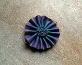 Crinkle - polymer clay statement pendant
