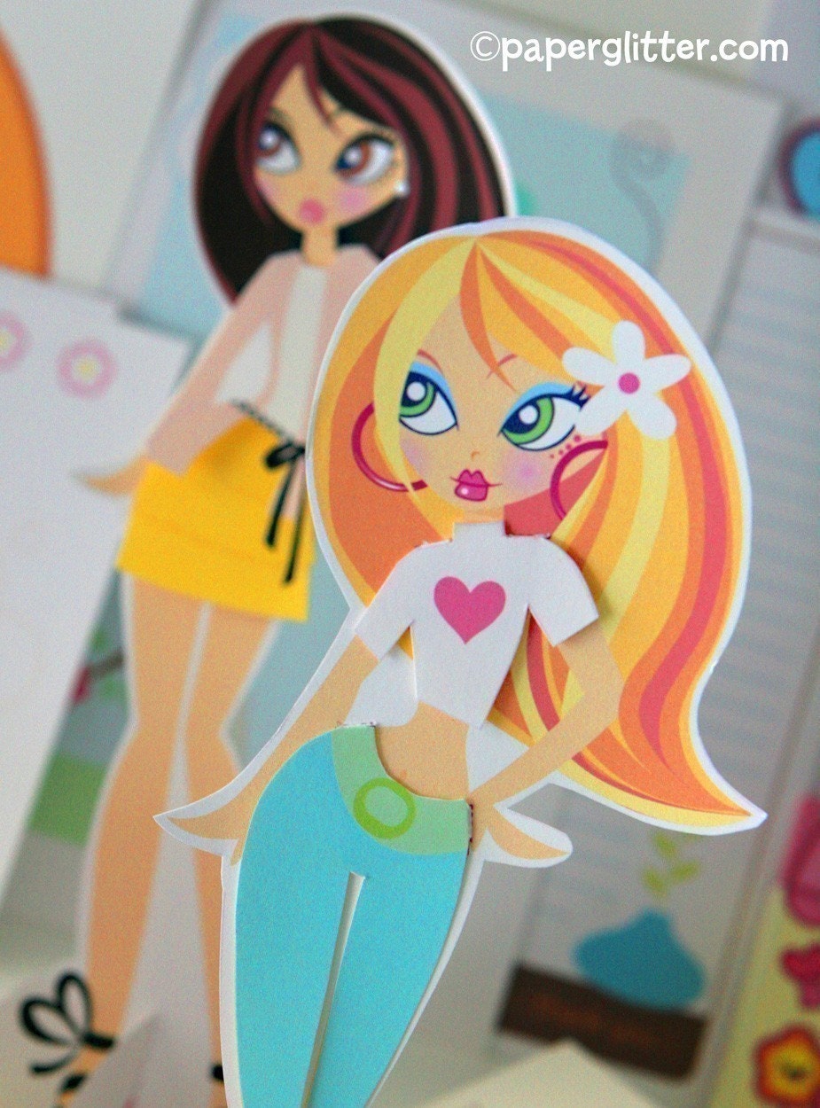 Paper Dolls Printable Fashion Collection - PDF Printable 0024
