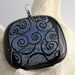 Fused Glass Pendant - Sophisticated Swirls