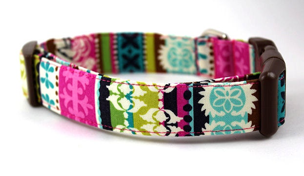 Pink Dog Collar Flower Set - Farmer's Market