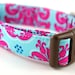 Dog Collar Flower Set - Princess Damask - Made to Order in Your Choice of Size