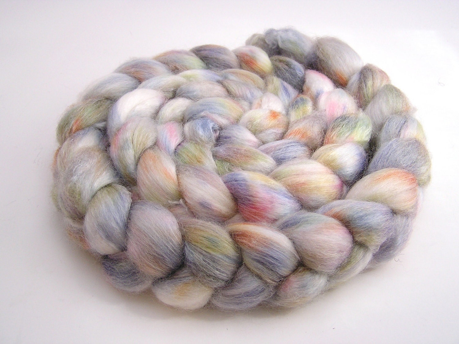 Merino/Bamboo 50/50 Hand Dyed Top for Handspinning - 4.0 oz - "Sea Glass"