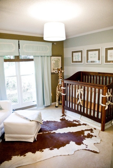 CUSTOM CRIB BEDDING: 2pc - Box Style Bumpers, Box-Pleat Crib Skirt