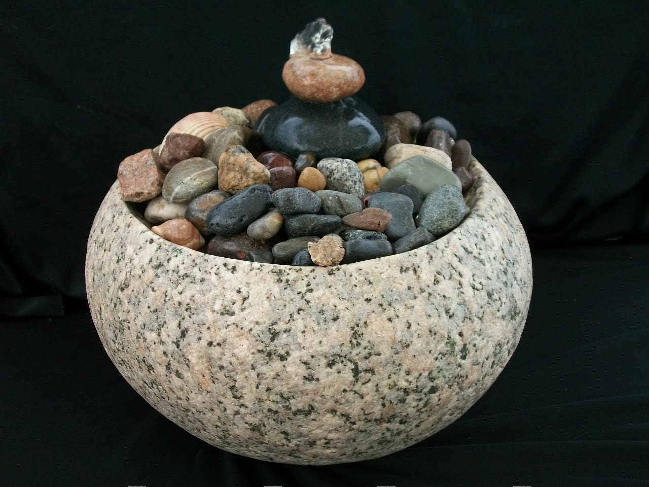 Maine Stone Fountain