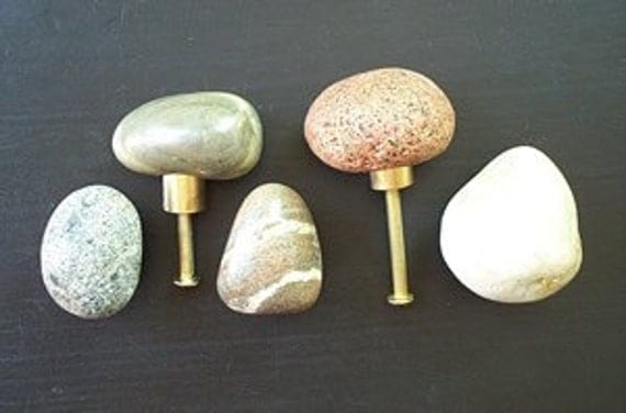Stone knobs , handles, drawer pulls