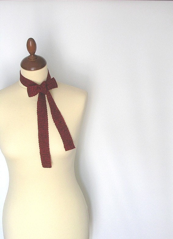 Ruby Red Tie