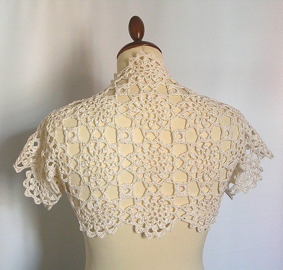 Off White Bridal Shrug