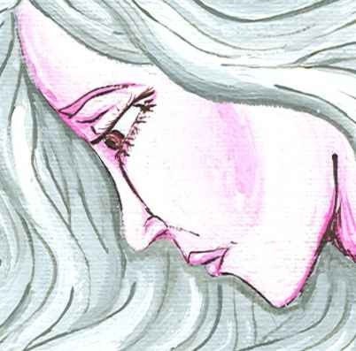 ACEO - Ice Maiden - Original Painting
