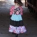 SEW Twirly Tiered Peasant Dress Pattern -  New Scoop Neck Design - Easy PDF Sewing Pattern Instant Download