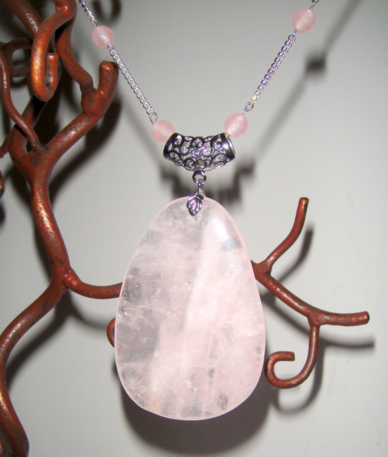 Place Under Pillow to Spark up Your Love Life    (Rose Quartz Necklace)