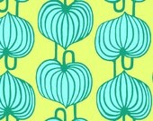 Amy Butler Chinese Lanterns in Citrus, Home Decor fabric, Lark Collection, 54/55 inches wide cotton sateen,1 yard