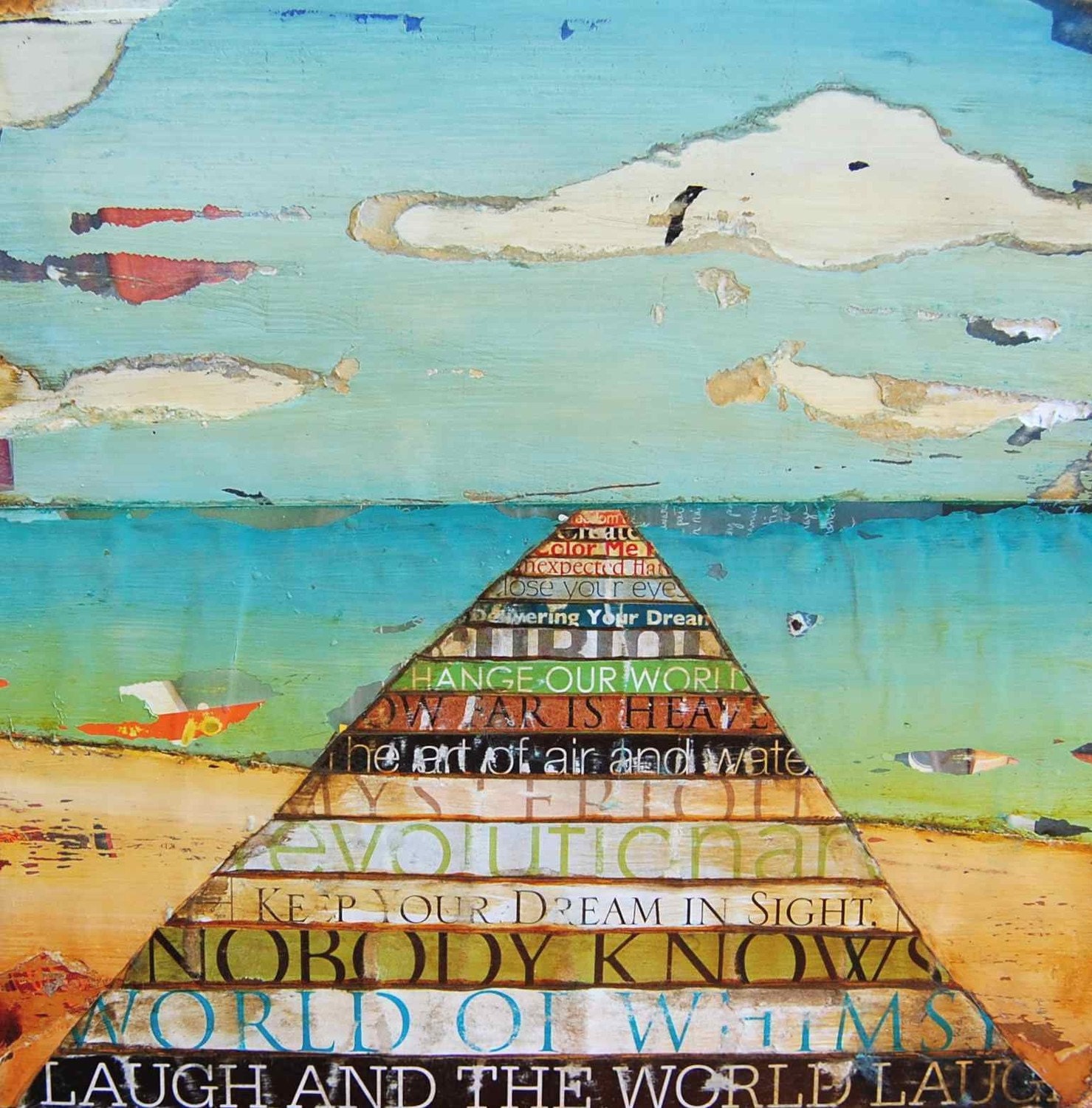 Make Every Word Count - Dock & Sea - Fine Art Print 5x7