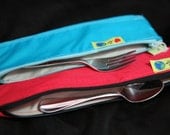 Zipper Utensil bag Lunchbox reusable storage pouch