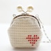 Sweet Heart Coin Purse (Metal Frame)