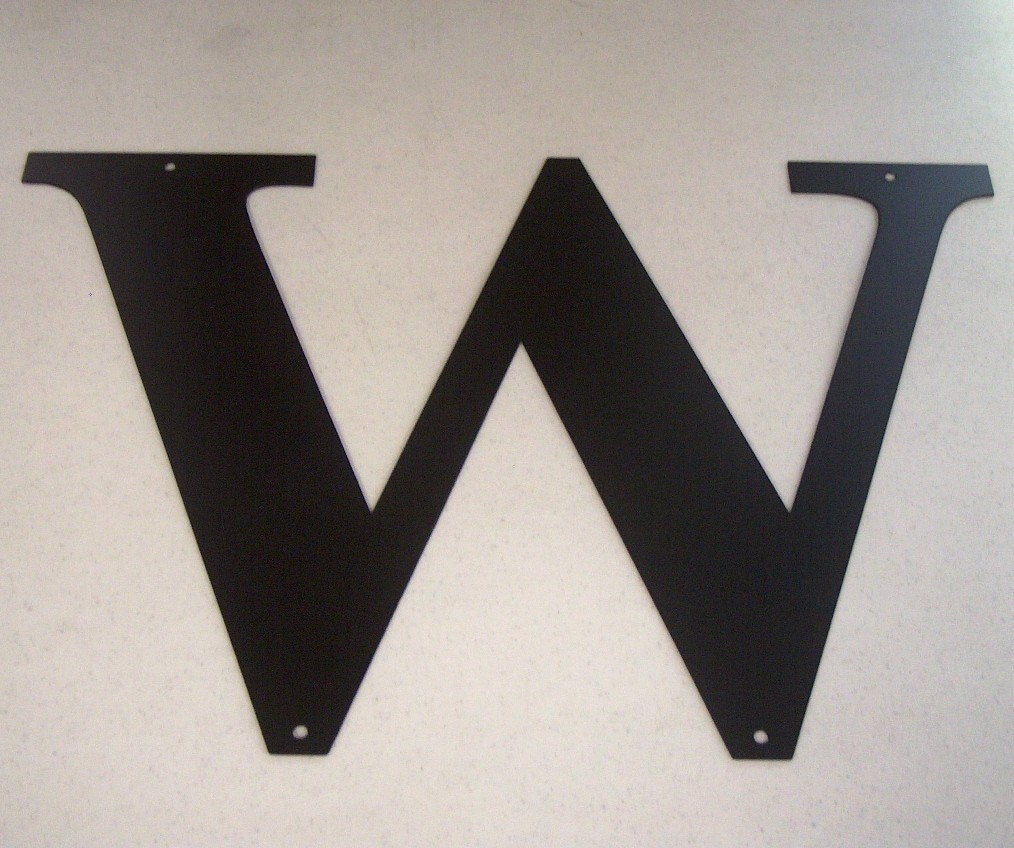 Big Metal Letter