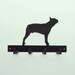 Boston Terrier Metal Art Dog Leash or Key Rack - Free USA Shipping