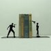 Shower Scene Metal Art Bookends - Free USA Shipping