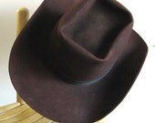 Western Cowboy Hat Resistol Brown Beaver Triple X