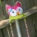 Baby Girl, Owl Hat, Crochet Baby Hats, Baby Girl Owl Hat, 2T to 6T, Baby Hats, Pink, Green, MADE TO ORDER