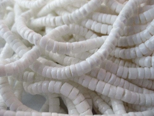 Vintage Heishi Shell Beads