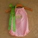 Monogrammed Pink Dot Pillowcase Bubble Romper - sizes 3m - 24m....PERFECT for SPRING and SUMMER