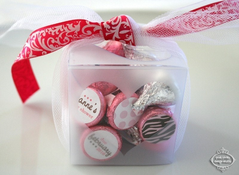 ZEBRA BABY - Printable Candy Stickers - Baby Shower - DIY Zebra Baby Collection - by Make Life Cute