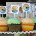 SURFER PARTY - Printable 2" Party Circles - Birthday - DIY Grunge Surfer Collection - by Make Life Cute