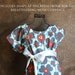 Maternity Hospital Gown in Olivia - Great Baby shower Gift - Cream, Red or Pewter Sash - Ready to ship