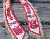 Corona California Vintage Odd Fellows Fraternal Order Collars w Fringe and Tassels