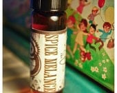 the spice melange - natural perfume oil of cinnamon, cloven woods and orange in 1/2 oz amber glass apothecary bottle
