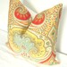 Pillow Cover - Decorative Pillow - Throw Pillow - Sofa Pillow - Kravet - 17x17 in - Yellow - Red - Blue - Taupe