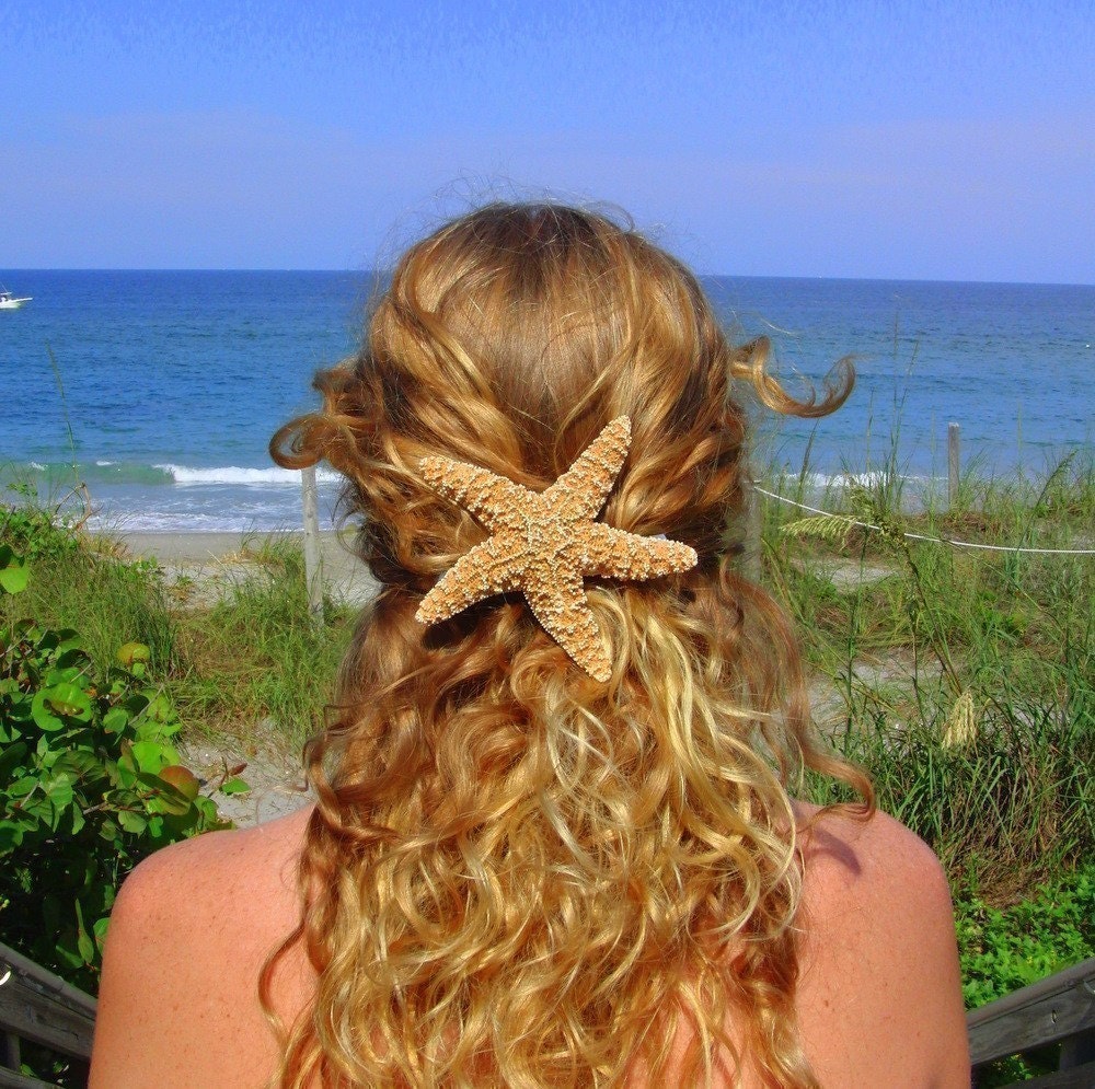 The Original 4in Sugar starfish barrette