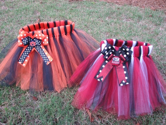 Baby / Toddler / Girl's Auburn Tigers or Alabama Crimson Tide TuTu - Your Choice