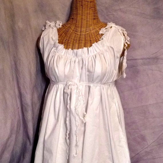 Heatwave Sundress Dress White Knee Length Summer Cotton Womens Pretty N' Plain Custom Made Summer