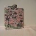 6 oz Stainless Steel - The Wanderlust Flask (TM) - Paris