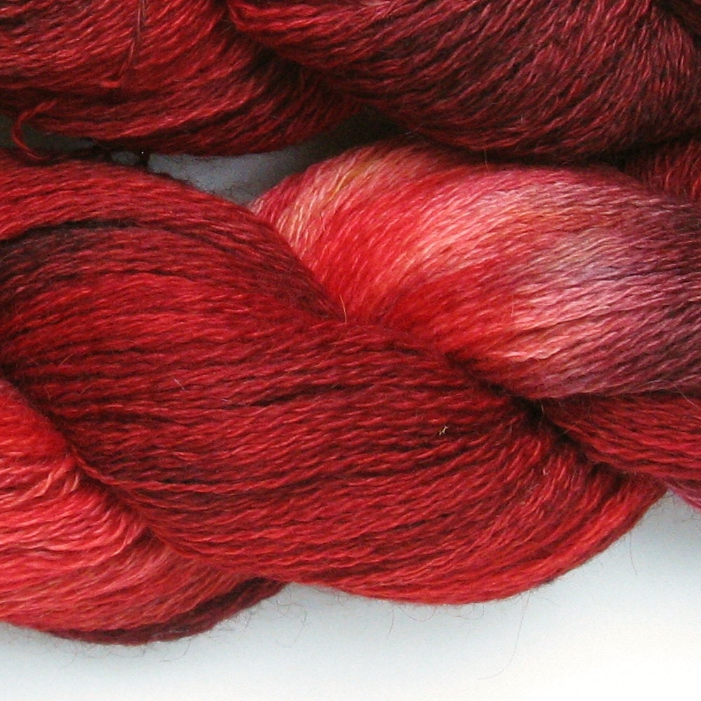 Lace weight yarn kid mohair merino 2ply, 100g, 900yds - Frou Frou 2