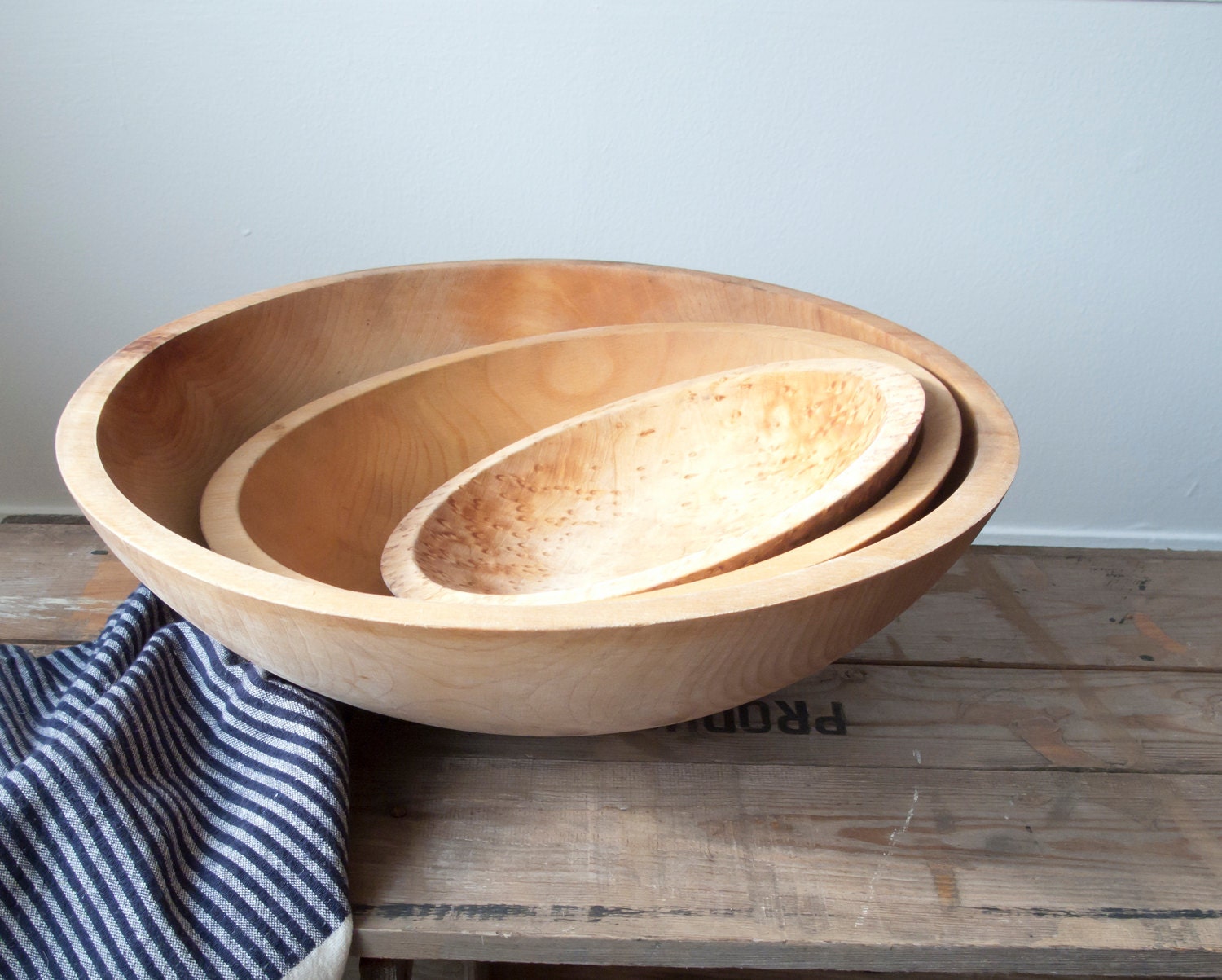 set of vintage nesting bowls
