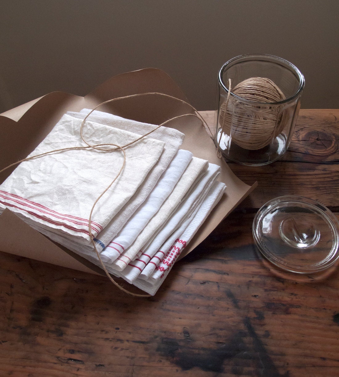 farmhouse basics. vintage dish towel
