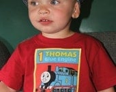 Boutique Thomas Train shirt sizes 12 months-5t sooo cute great for birthday party