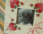 Rosemaled Sweetheart Frame - Flicka