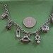 Baby Charm Bracelet, Silver Tone
